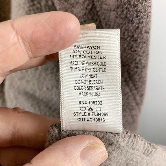 Chalet et Ceci Women Open Front Sleeveless Cardigan Sz L Lagenlook Boho Knit USA - Picture 10 of 12